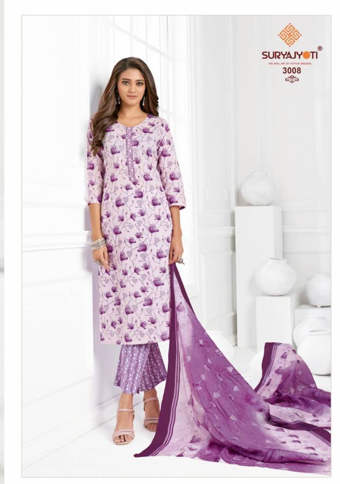 Cosmic Vol 3 By Suryajyoti Cotton Dress Material Catalog
